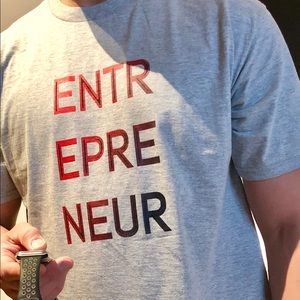 Entrepreneur shirts various colors and sizes